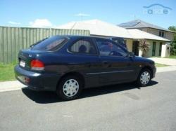 HYUNDAI EXCEL blue