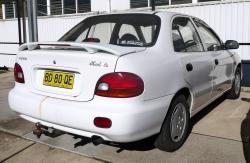 HYUNDAI EXCEL white