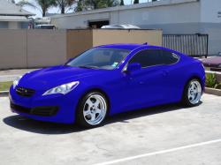 HYUNDAI GENESIS COUPE blue