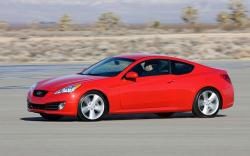 HYUNDAI GENESIS COUPE red