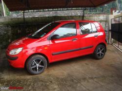 HYUNDAI GETZ red