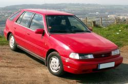 HYUNDAI PONY green