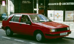 HYUNDAI PONY red