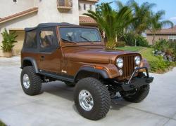 JEEP CJ 7 brown