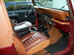 JEEP CJ 7 interior