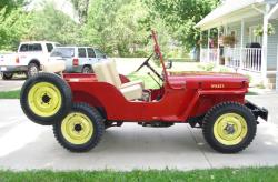 JEEP WILLYS red