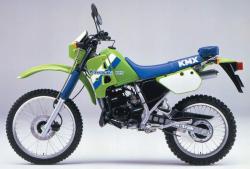 KAWASAKI 125 KMX blue