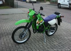 KAWASAKI 125 KMX green