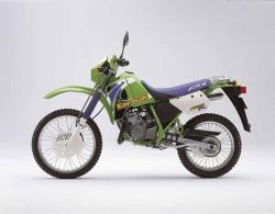 KAWASAKI 125 KMX white