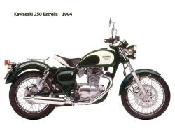 KAWASAKI 250 ESTRELLA brown