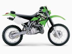 KAWASAKI KDX 125 green