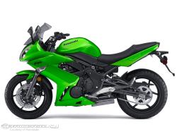 KAWASAKI NINJA 650R green