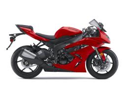 KAWASAKI NINJA ZX-6R red