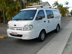 KIA PREGIO VAN red