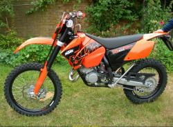 KTM 125 EXC green