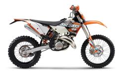 KTM 125 EXC white