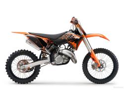 KTM 125 white