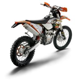 KTM 400 EXC brown