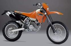 KTM EXC 400 red