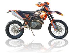 KTM EXC 400 silver