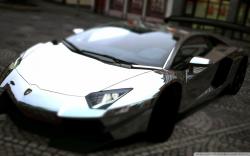 LAMBORGHINI AVENTADOR silver