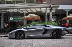 LAMBORGHINI AVENTADOR silver