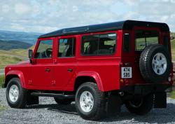 LAND ROVER DEFENDER red