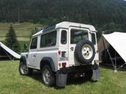 LAND ROVER DEFENDER white