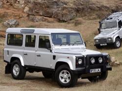 LAND ROVER DEFENDER white