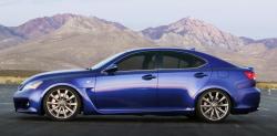 LEXUS IS F blue