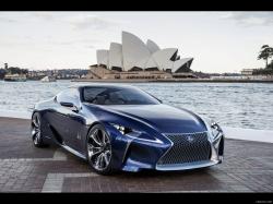 LEXUS LF-A blue