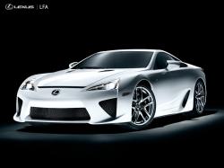 LEXUS LFA silver