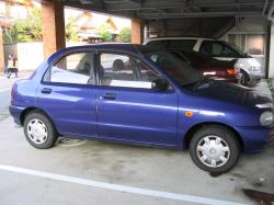 MAZDA 121 blue