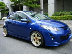 MAZDA DEMIO blue