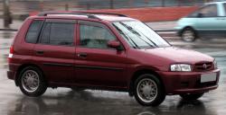 MAZDA DEMIO red