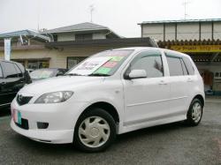 MAZDA DEMIO white