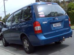 MAZDA MPV blue