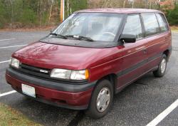 MAZDA MPV red