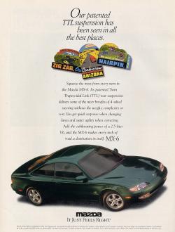 MAZDA MX-6 green