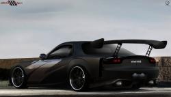 MAZDA RX-7 black