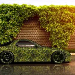 MAZDA RX-7 green