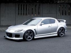 MAZDA RX-8 AUTOMATIC red