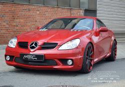 MERCEDES-BENZ CL 55 AMG red