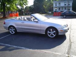 MERCEDES-BENZ CLK silver