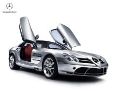 MERCEDES-BENZ SLR MCLAREN silver