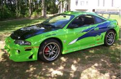 MITSUBISHI ECLIPSE green