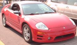 MITSUBISHI ECLIPSE red