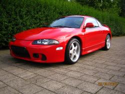 MITSUBISHI ECLIPSE red