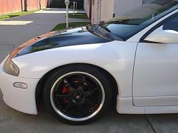 MITSUBISHI ECLIPSE white