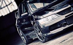 MITSUBISHI EVO black